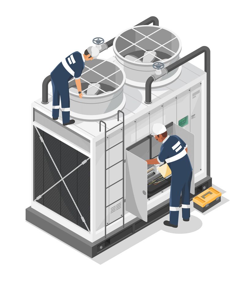 Illustration Kältetechnik